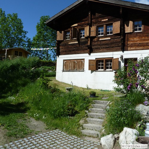 Zugang im Sommer